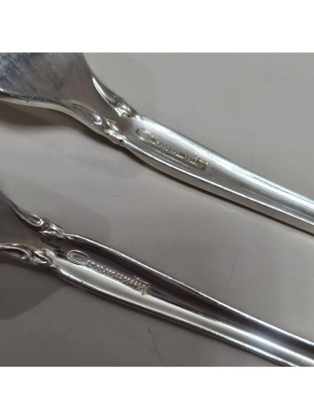 5 Oneida Community SILVER ARTISTRY Dinner Forks 1965 Silverware Flatware 7.5